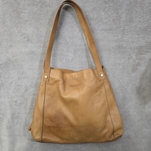 American Leather Co Liberty Triple Entry Shopper‎ Shoulder Bag Purse Handbag
